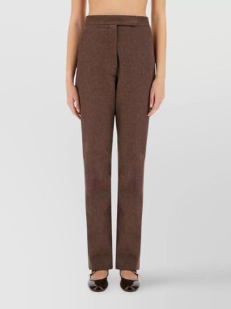 Max Mara cotton straight-leg trousers