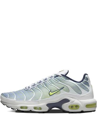 Nike air max plus patterned trainers - men - Polyurethane/Calf Leather/Fabric/Fabric/Rubber - 11.5 - White