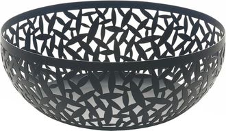 Alessi Obstschale Cactus!, schwarz Ø 29 cm