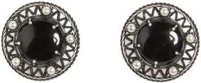 Ann Demeulemeester Aimy Oorbellen - Dames - Oorbellen - Grijs - ONE Size - Leer - Accessoires