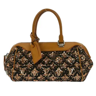 Louis Vuitton Baby Speedy Limited Edition Sunshine Express Brown Leather Handbag (Pre-Owned)