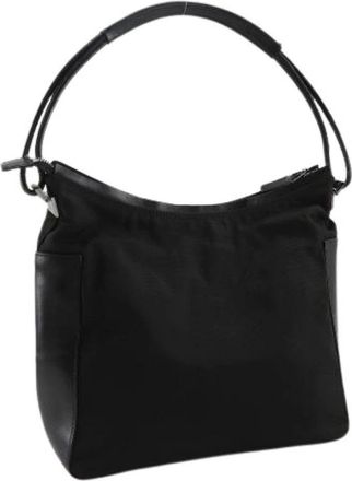 Gucci Pre-owned Nylon Schoudertas - Dames - Vintage Schoudertas - Zwart - ONE Size - Nylon - Vintage