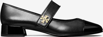 Tory Burch Babys mit Absatz und kontrastierender Kappe