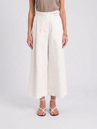 Twinset Pantaloni cropped in cotone