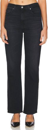 AG - Adriano Goldschmied Brinley Mid-Rise Straight Leg Jeans In Glasgow