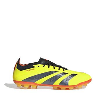 adidas Mens Predator Elite 2g 3g Artificial Grass Football Boots in Team Solar Yell - Yellow - Size UK 8