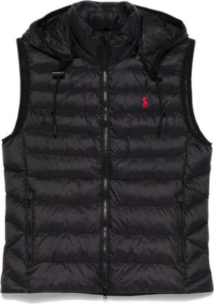 Polo Ralph Lauren Insulated Vest - Dames - Bodywarmers - Zwart - L - Leer - Jassen