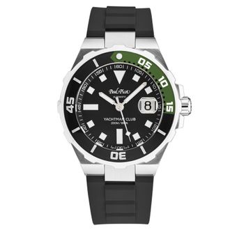 Paul Picot Yachtmanclub Automatic Black Dial Mens Watch P1251NV.SG.3614CM001