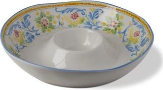 Tag Capri Multicolor Ceramic Chip and Dip Platter Set Dishwasher Safe in Multicolored at Nordstrom
