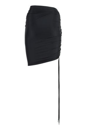 Balenciaga Zwarte Rekbare Nylon Rok