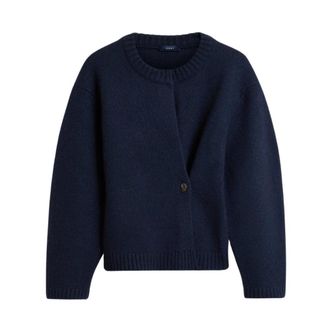 SOEUR Soeur, Truien & Vesten, Dames, Blauw, M, Wol, Galileo Crossover Cardigan
