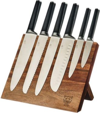 Björn Borg Bloque de cuchillos de cocina JONA VANTAA - 7 Piezas