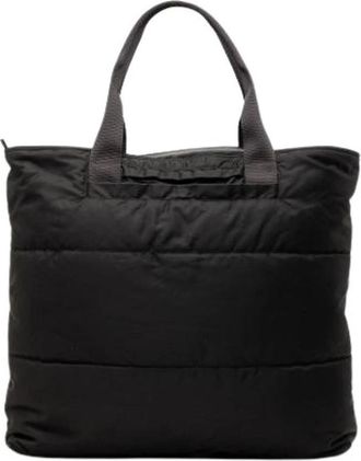 Prada Pre-owned Nylon Tote Bag - Dames - Vintage Shopper - Zwart - ONE Size - Nylon - Vintage
