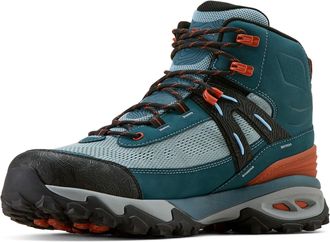 Ariat Mens Traverse Mid Waterproof Hiking Boots in Blue Depths, D Medium Width, Size 10.5, by Ariat