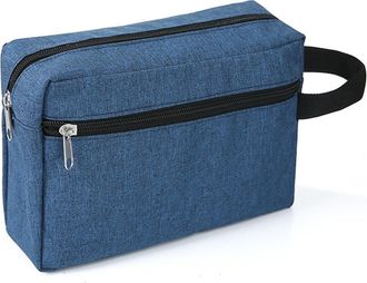 Generic Portable Double Layer Female And Male Cosmetic Bag Multi Function Digital Bag Cloth Travel Storage Bag Toiletry Bag Lime Clutch Purses for Women (Dark