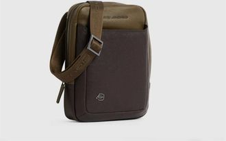 Piquadro Heren, Tassen, Groen, Maat: ONE Size Leer