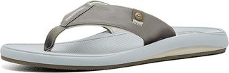 Reef Nias Mens Sandals Tan/Grey : 11 D - Medium, Faux Leather