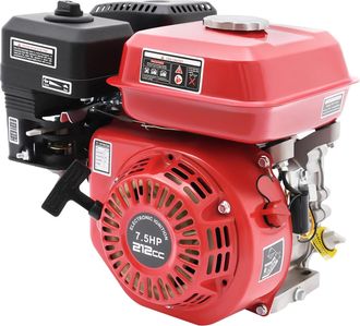 OEM Motor De Gasolina, 4 Tiempos, Refrigerado Por Aire, Alta Potencia, Color Negro/rojo