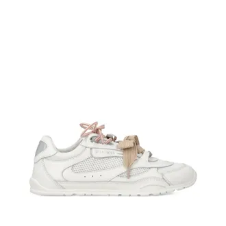 Pinko Sneakers, female, White, Size: 9 US Leather and Rubber Sneaker