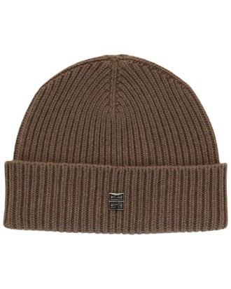 Givenchy Ribbed Wool & Cashmere-Blend Beanie