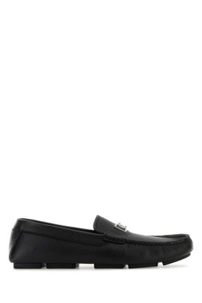 Dolce & Gabbana Black Leather Loafers