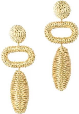 Deepa Gurnani Fontana Drop Earrings in Gold at Nordstrom