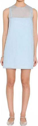 Amanda Uprichard Annina Mini Dress In Baby Blue