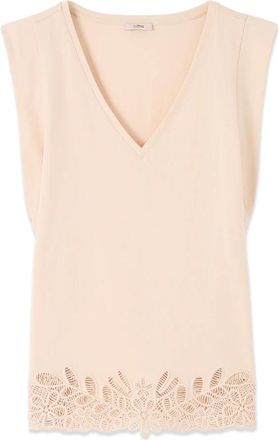 Oltre Mujer, Camisetas, Beige, Talla: S