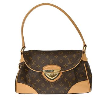 Louis Vuitton Beverly Handbag Monogram Canvas Brown Canvas Handbag (Pre-Owned)