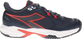Diadora Trofeo 2 AG Sneakers Mens Blue Red Pickleball Shoes RHS3698