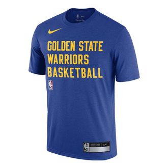 Nike x NBA Golden State Warriors Dri-FIT Practice T-shirt Blue FJ0207-495