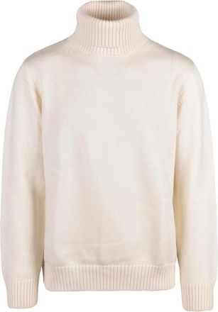 Add Maglione Collo Alto - Heren - Coltruien - Beige - XL - Wol - Truien & Vesten