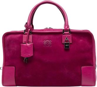 Loewe Pre-owned Handbags, female, Pink, Size: ONE SIZE Pre-owned Handbag