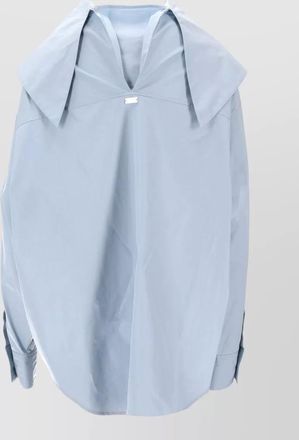 Ami cotton long-sleeve fitted jacket