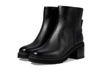 Cole Haan Gillian Lug Bootie Womens Boots Black Leather Waterproof : 8.5 B - Medium