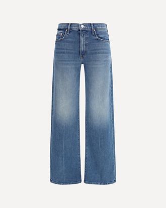 Mother Mid Rise Lasso Sneak Jeans Female 26