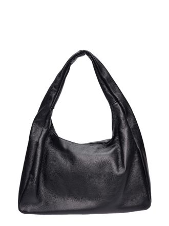 Roberta M Zwart Rundleer Tas