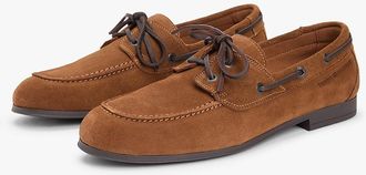 Tommy Hilfiger Mens Flexible Suede Boat Shoe - Coconut Grove - US 11.5 / EU 45