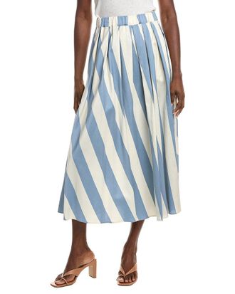 Max Mara Weekend Max Mara Vidim Silk-Blend Midi Skirt