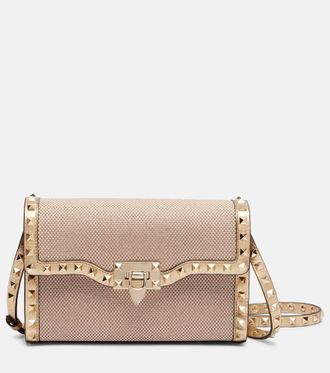 Valentino Garavani Rockstud Small canvas crossbody bag