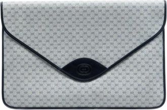 Gucci Pre-owned Clutches, female, Gray, Size: ONE SIZE Pre-owned Clutch Bag