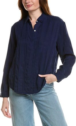 Bella Dahl Pintuck Hidden Placket Shirt
