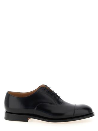 Churchs Black Leather Lace Up Shoes