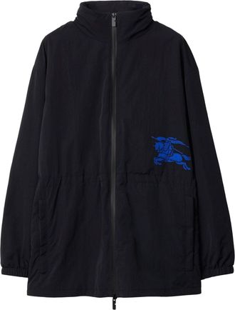 Burberry EKD-appliqué jacket - women - Polyamide/Polyamide - L - Black