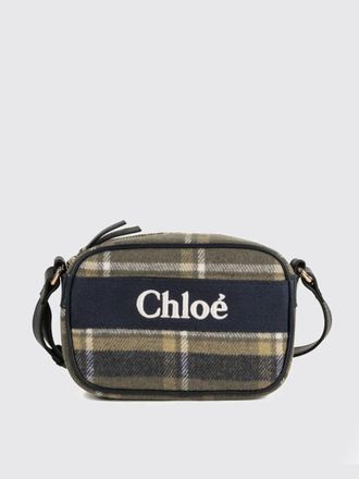 Chlo&eacute; Borsa in tessuto stampa tartan