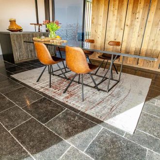 Louis De Poortere Alfombra lavable interior/exterior brown 80x150