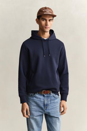 GANT Men Interlock Hoodie (XXXL) EVENING BLUE