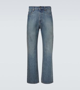 Miu Miu Logo straight jeans