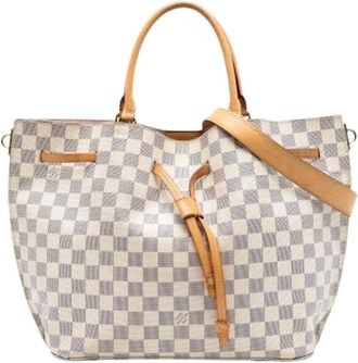 Louis Vuitton Pre-owned Girolata Bucket Bag - Pre-owned - Mujer - Blanco - ONE SIZE