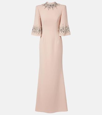 Jenny Packham Ilana crystal-embellished gown